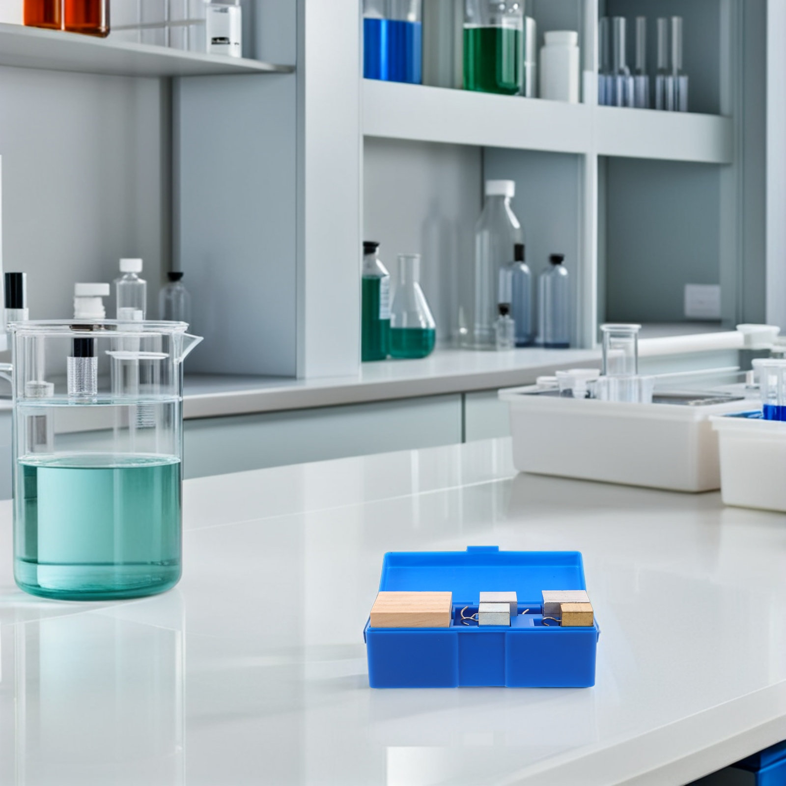 Lab Equipment - 1 set di cubi di rame,