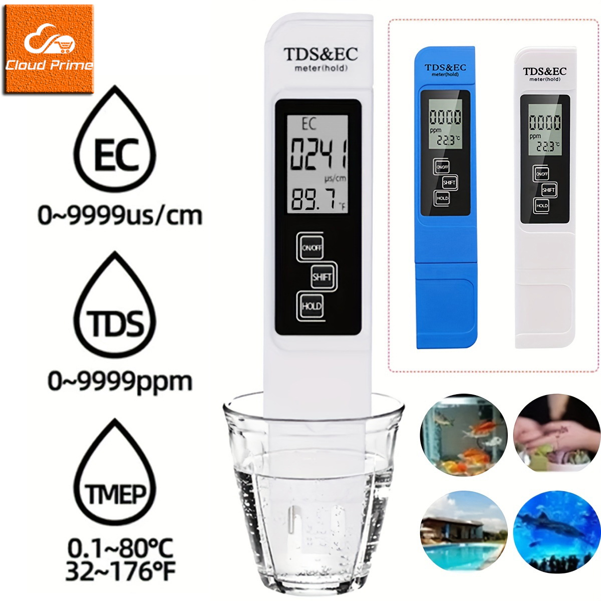 Ph Meter Digital Water Tester - Penna di rilevamento della qualità dell'acqua