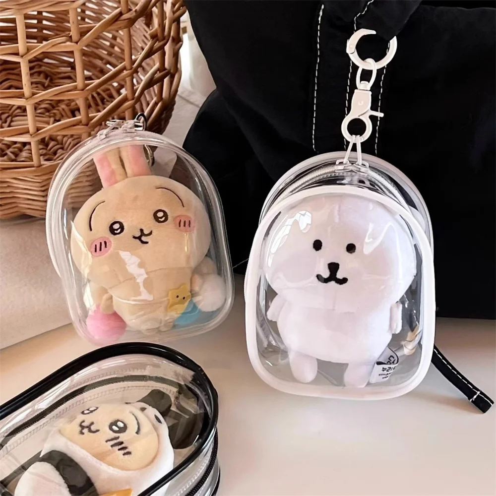 Packaging - Nuova borsa portatile trasparente con cerniera,