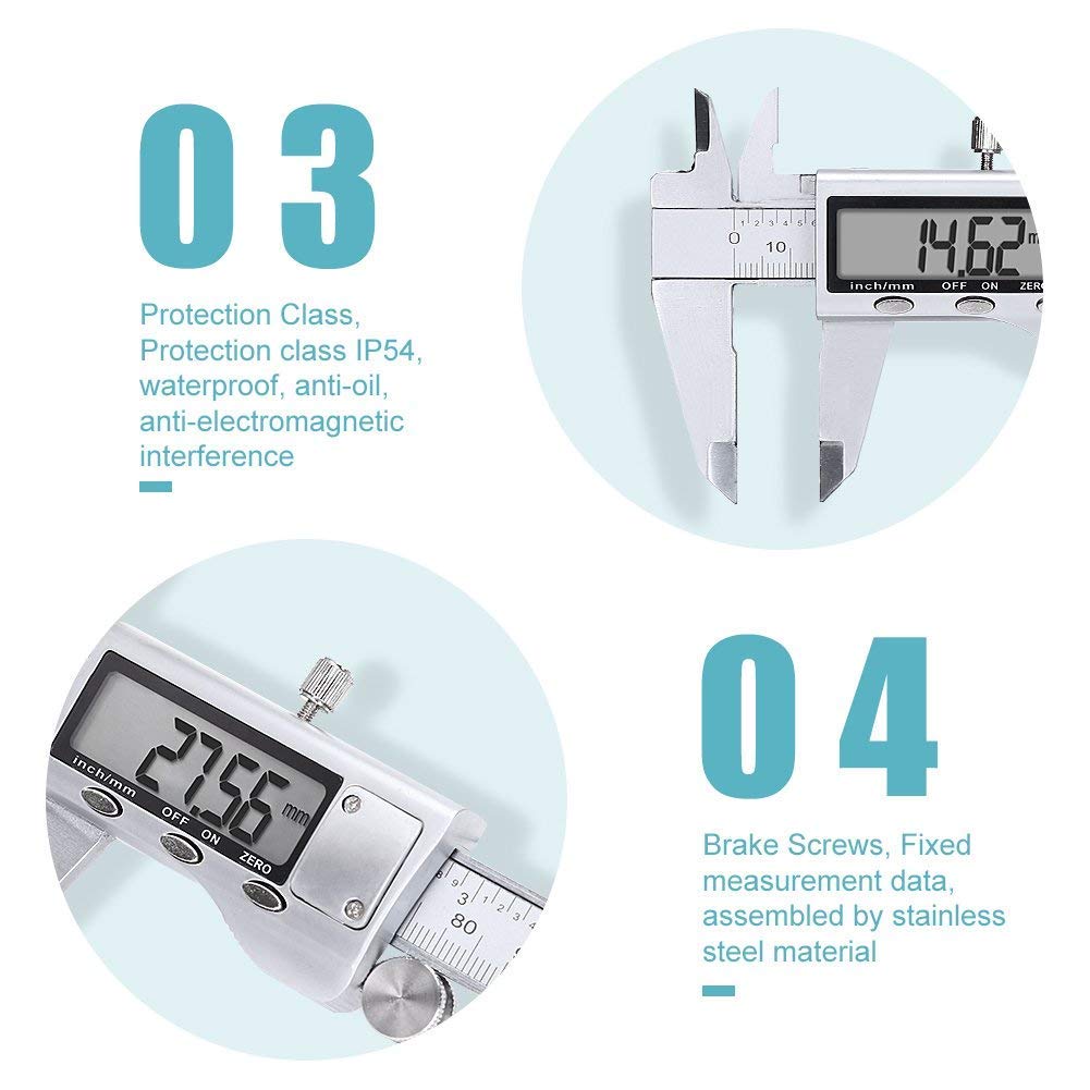 Calibro digitale in metallo 15 - Digital Caliper 150Mm Stainless Steel recensione e prezzo